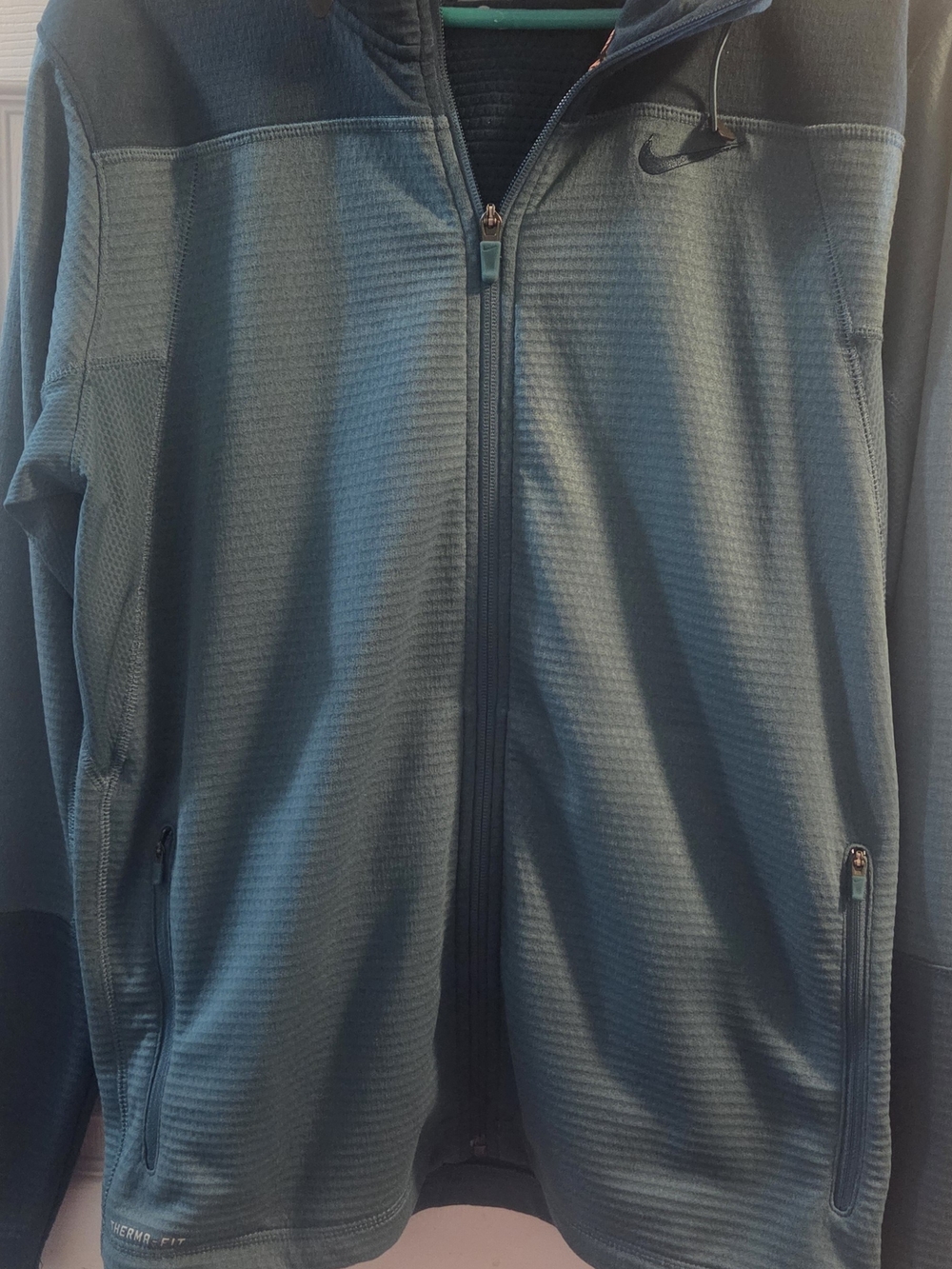 Nike Men’s Teal Full-Zip Performance Hoodie Medium